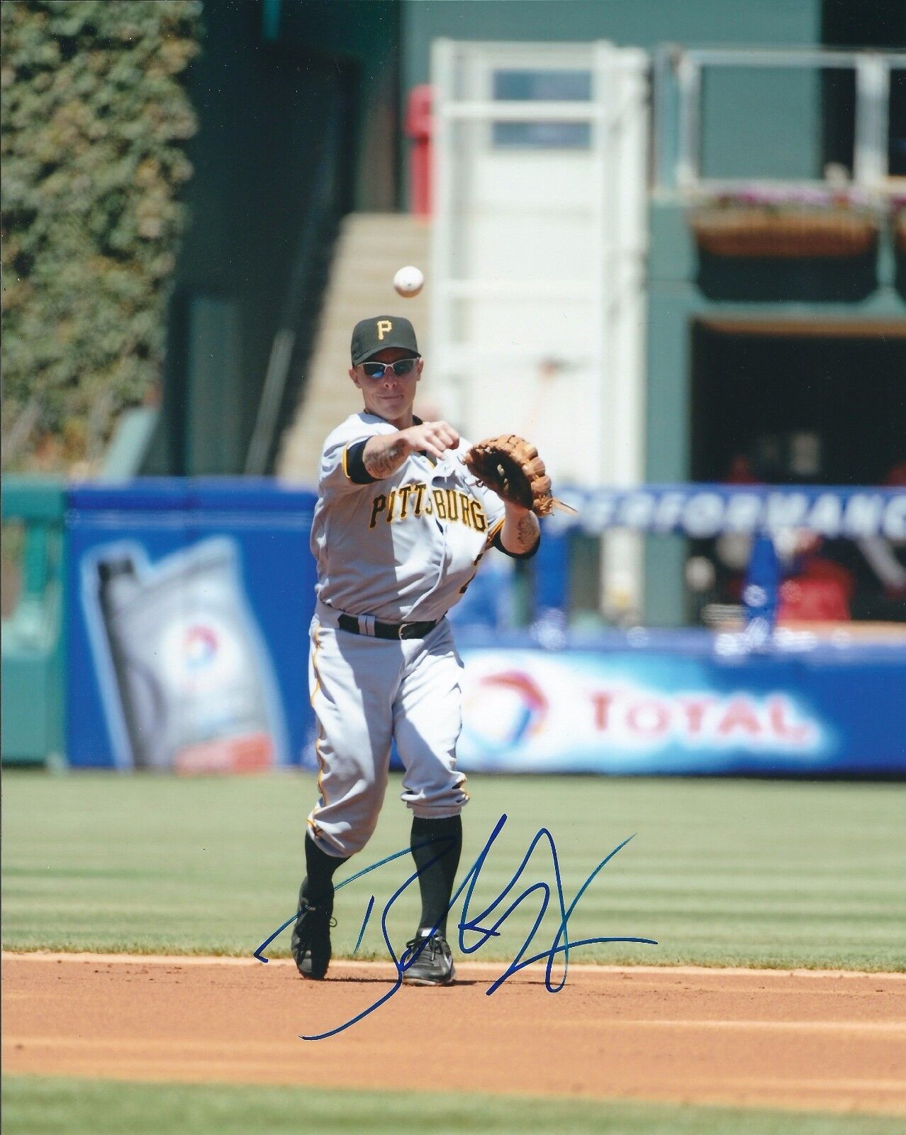 Signed 8x10 BRANDON INGE PITTSBURGH PIRATES Photo Poster painting- COA