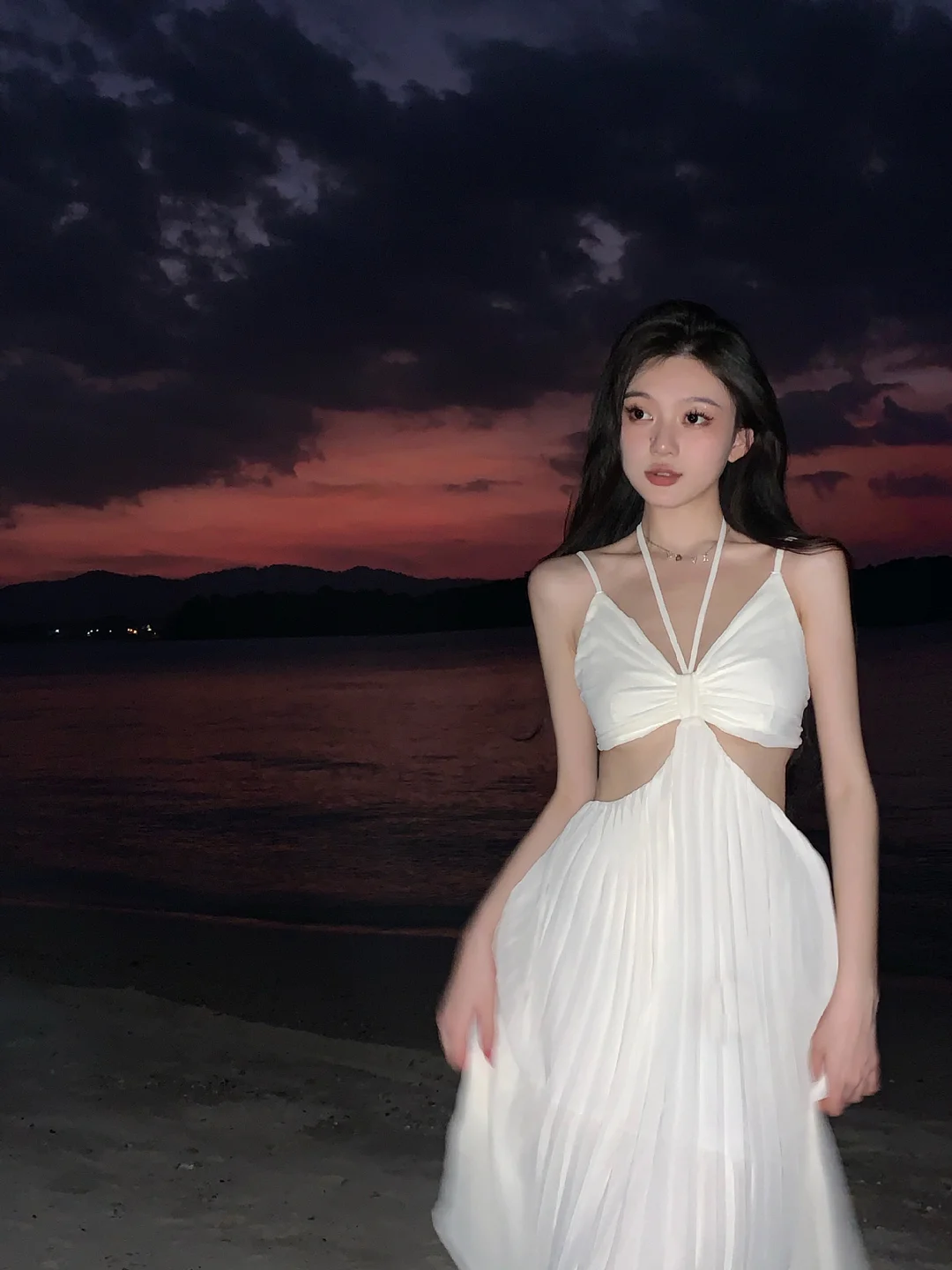 Zingj Zingj French Dress Show Back Pure Desire Wind 2023 New Socialite Temperament Seaside Vacation Dress