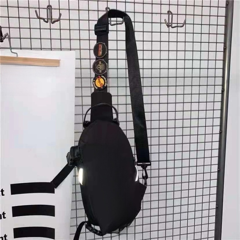 Unisex Streetwear Letter Nylon Waist Bags