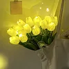 15Pcs Radiant Romantic Tulip Light LED Adjustable Tulip Night Light Warm Light L