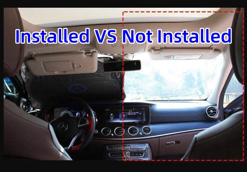 Car customized front windshield sun visor (with car LOGO)