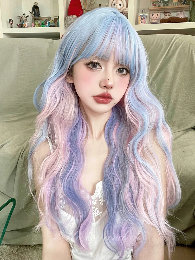 Casual Series Mermaid Pastel Mixed Lolita Wig SP19498