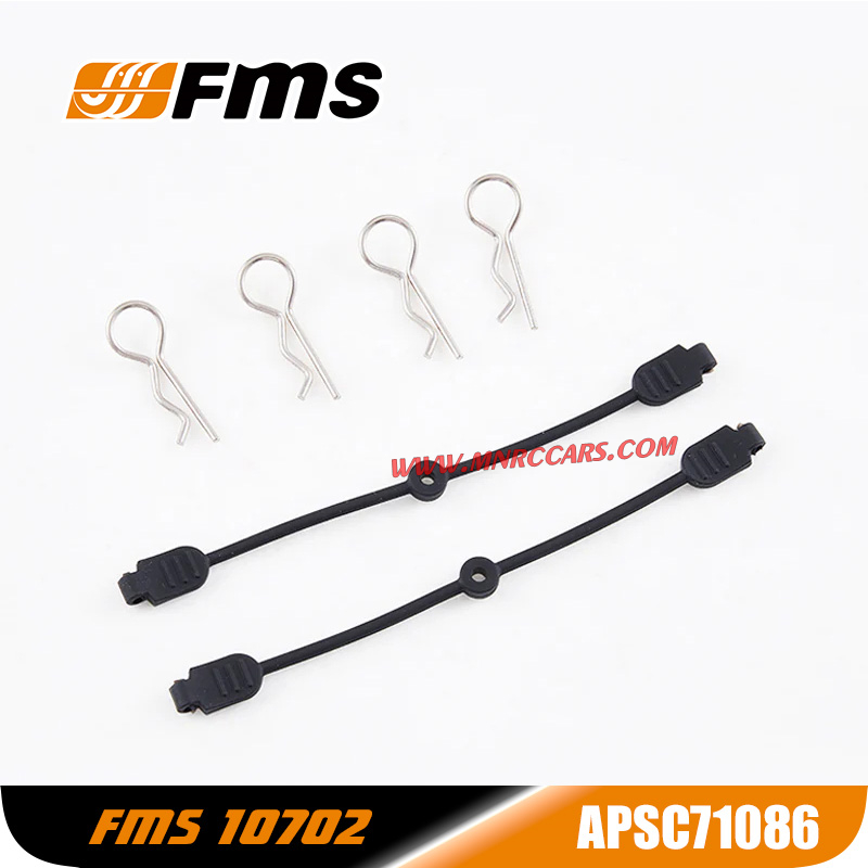 FMS 10702 U4 RC Truck Parts Body Clip And Rubber Leash APSC71086