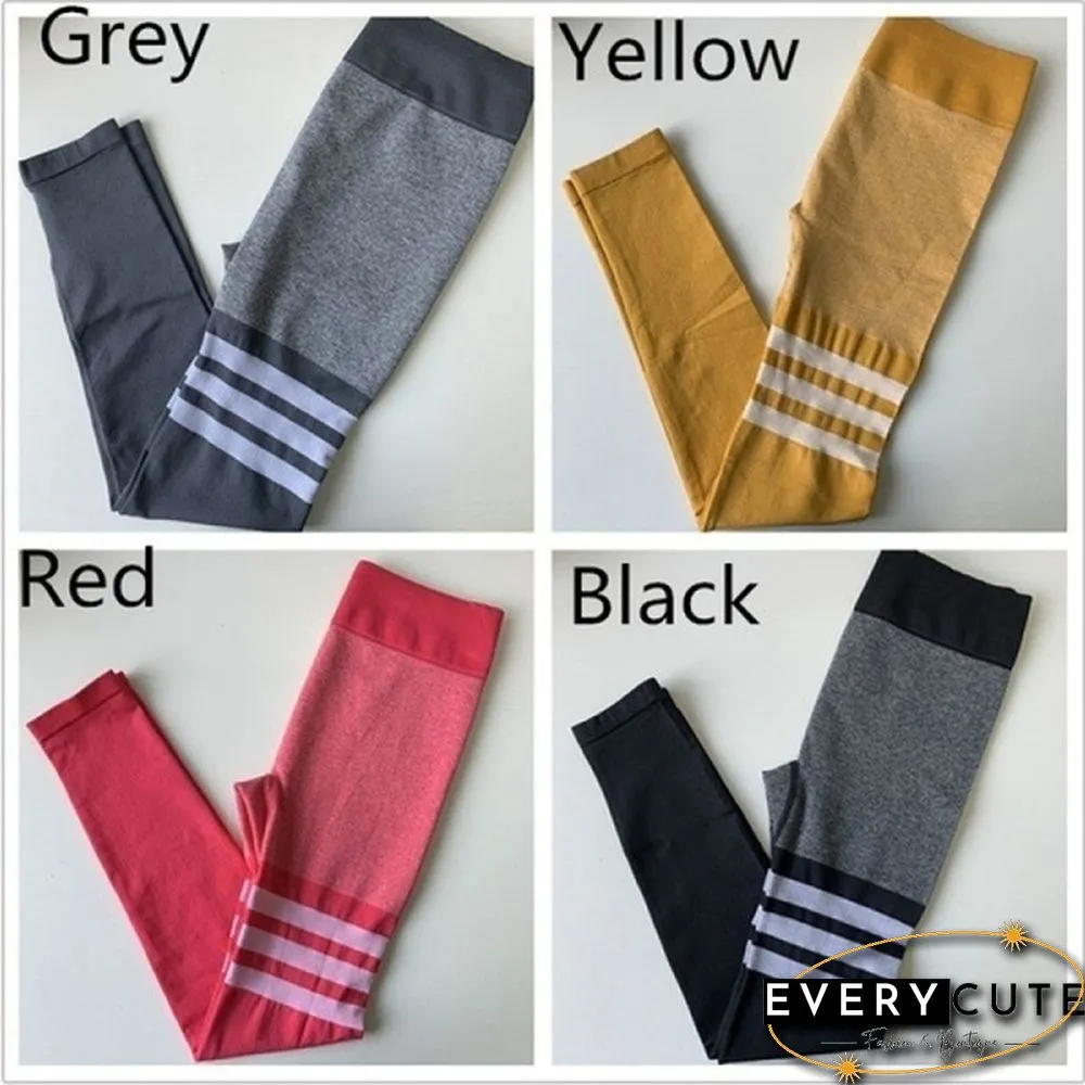 New Women's Sports Yoga Pants Gym High Waist Leggings Running Tights Fitness Leggings Sportswear