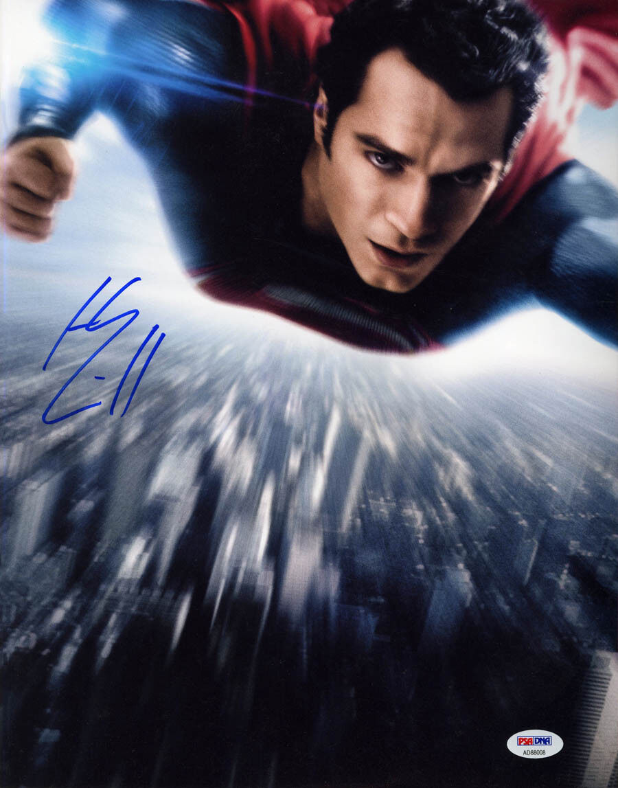 Henry Cavill SIGNED 11x14 Photo Poster painting Superman Clark Man of Steel PSA/DNA AUTOGRAPHED