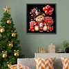 Diamond Painting-DIY Full Round Drill Love Rose Bear