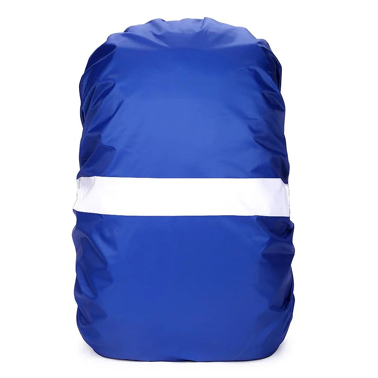 Adjustable Waterproof Dustproof Backpack Reflective Dust Rain Cover (Blue)