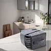2PCS Camping Dinnerware Organizer with Dividers Motorhome Camping Glass Carrier