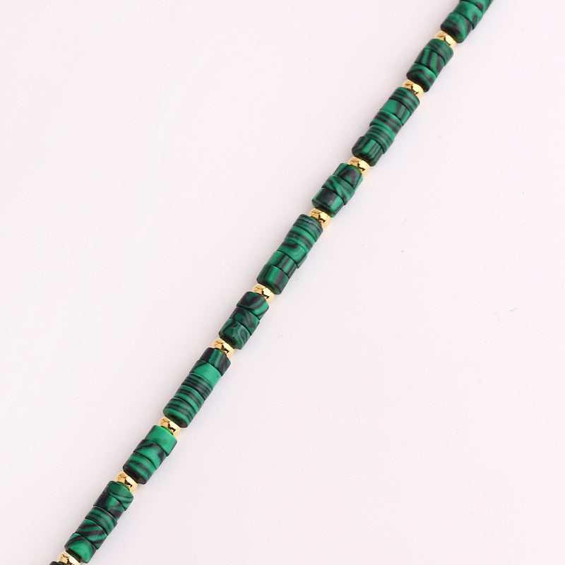 Street Round Geometric Copper Electroplating Necklaces