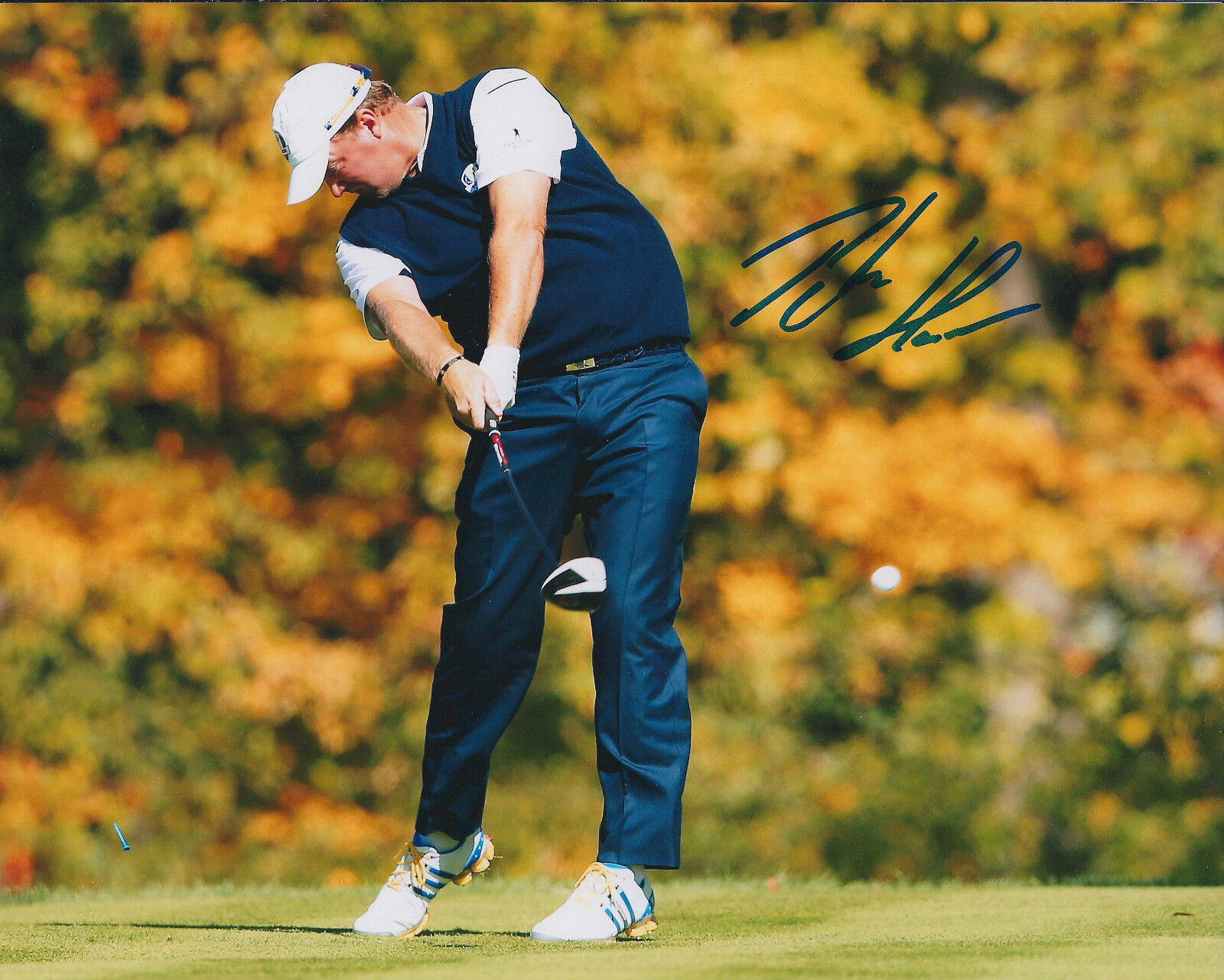 Peter HANSON SIGNED Autograph 10x8 Photo Poster painting AFTAL COA RYDER CUP European Golf