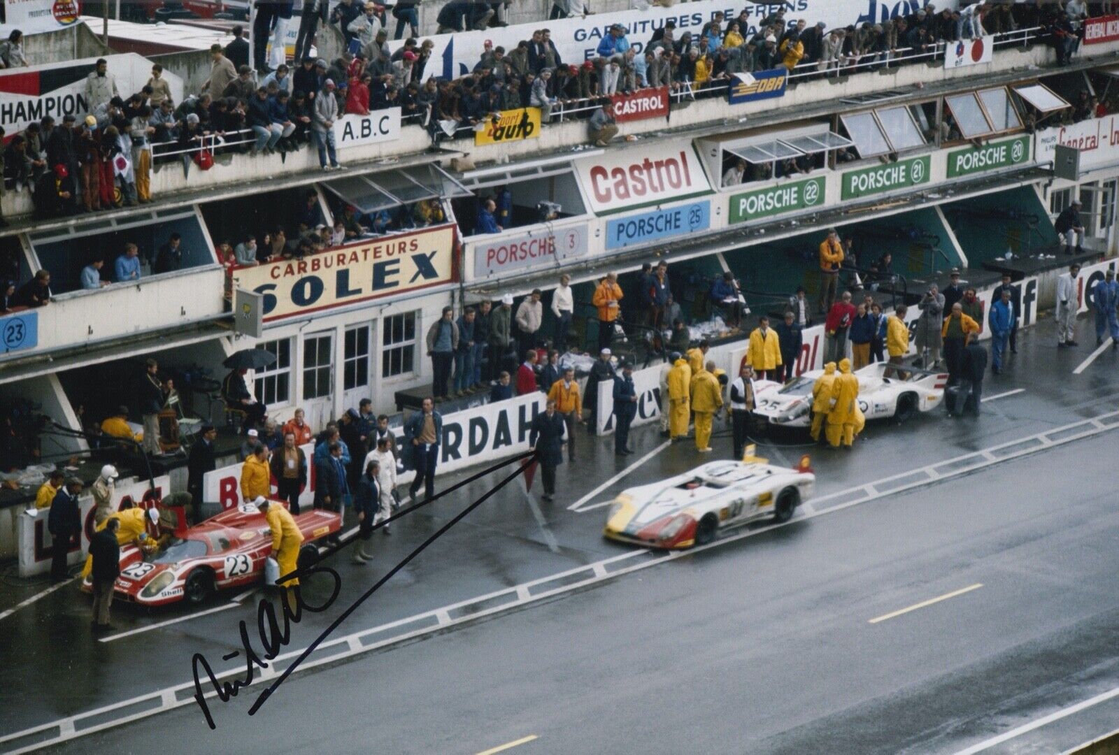 Richard Attwood Hand Signed 12x8 Photo Poster painting Le Mans Autograph