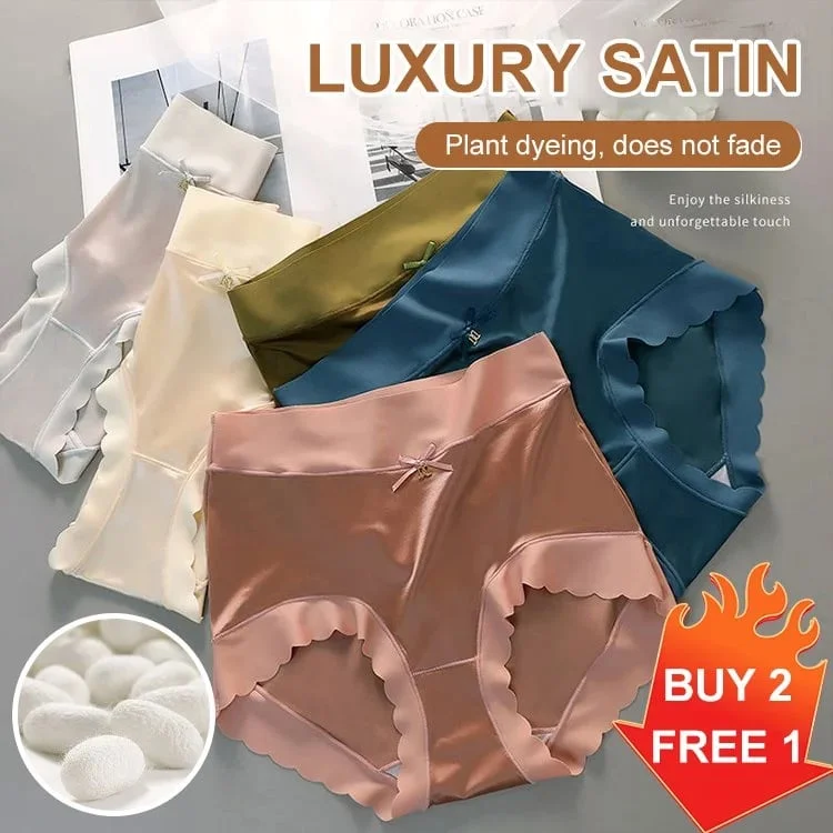 💥-[Luxury Custom] Satin Ice Silk Seamless Shaping Briefs