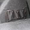Car Back Rear Trunk Storage Net Elastic Storage Bag for Car Stowing Tidying (L)