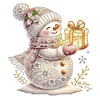 Christmas Snowman-Crystal Rhinestone Diamond Painting