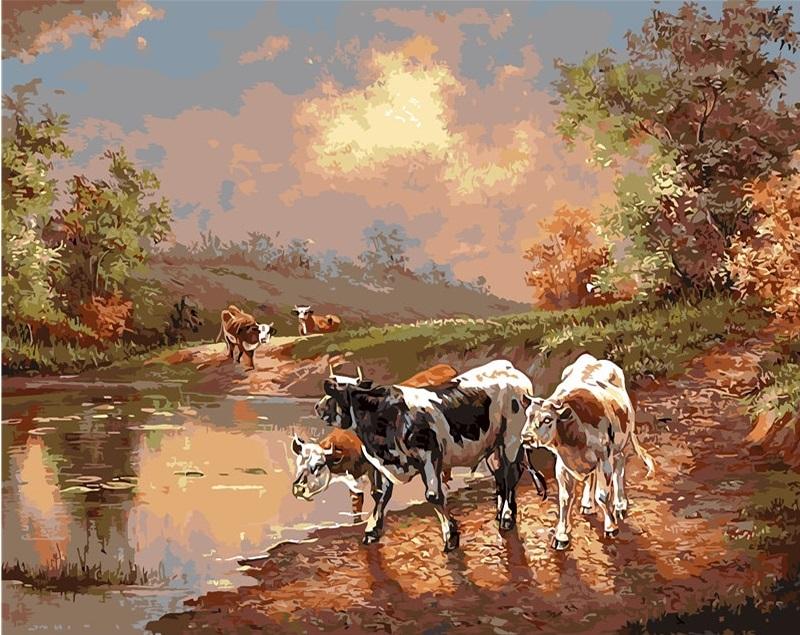 

Cow – Paint By Numbers - 40*50CM, 501 Original
