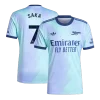 SAKA #7 Arsenal Third Away Soccer Jersey 2024/25
