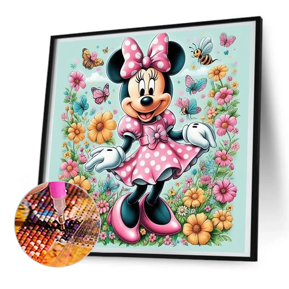 Diamond Painting - Full Round Drill - Mickey Mouse(Canvas|30*30cm)