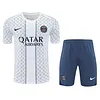 2025/2026 Psg Paris Pre-Match Training White Shirt+Shorts 1:1 Thai Quality