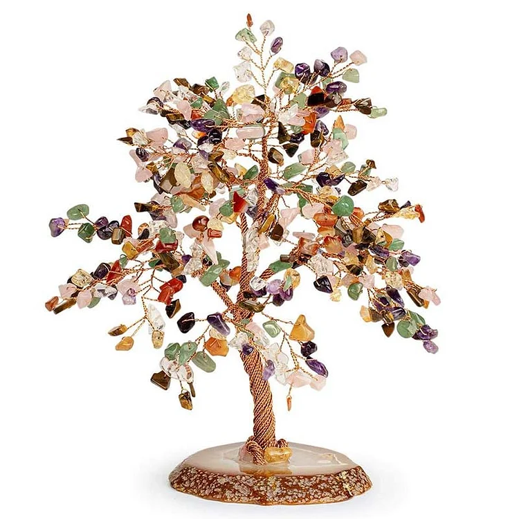 Invigorate Multi-Stone Feng Shui Tree