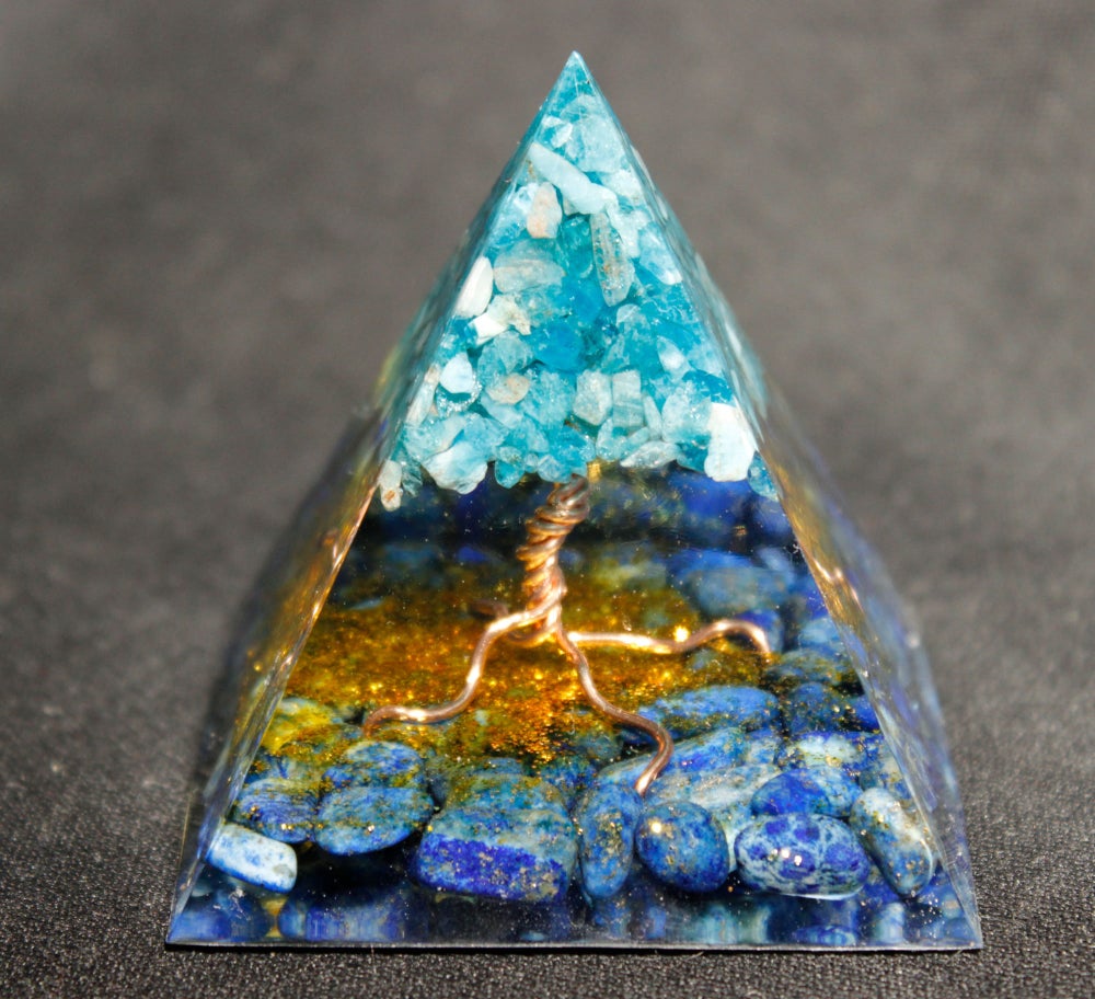 

Orgone Pyramid Chakra - Tree of Life, 501 Original