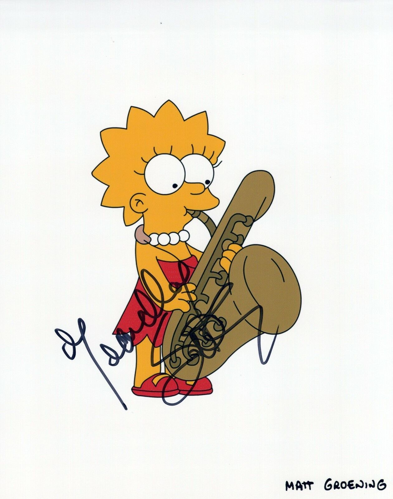 Yeardley Smith The Simpsons autographed Photo Poster painting signed 8x10 #4 Lisa