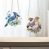 2pcs Diamond Painting Bluebird Eagle Pendant Wall Decor for Home & Window