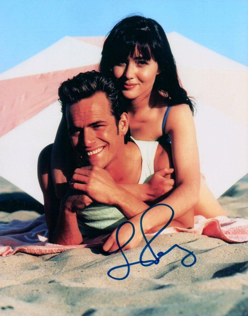 Luke Perry signed 8x10 Photo Poster painting with COA autographed Picture very nice