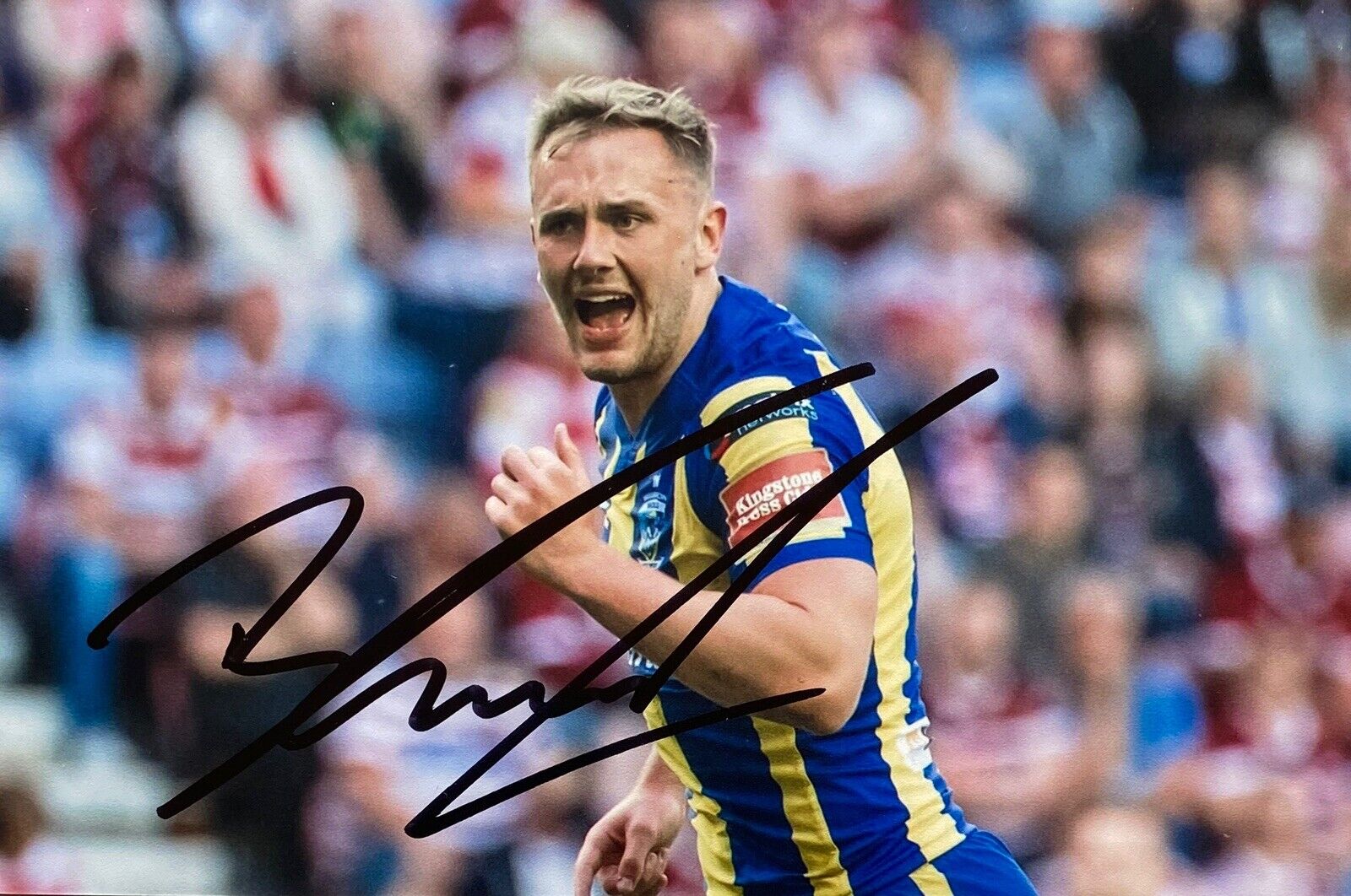 Ben Currie Genuine Hand Signed 6X4 Photo Poster painting - Warrington Wolves 3