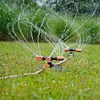 Automatic 360 Degree Rotating Garden Sprinkler 3 Fork Watering Irrigation Device