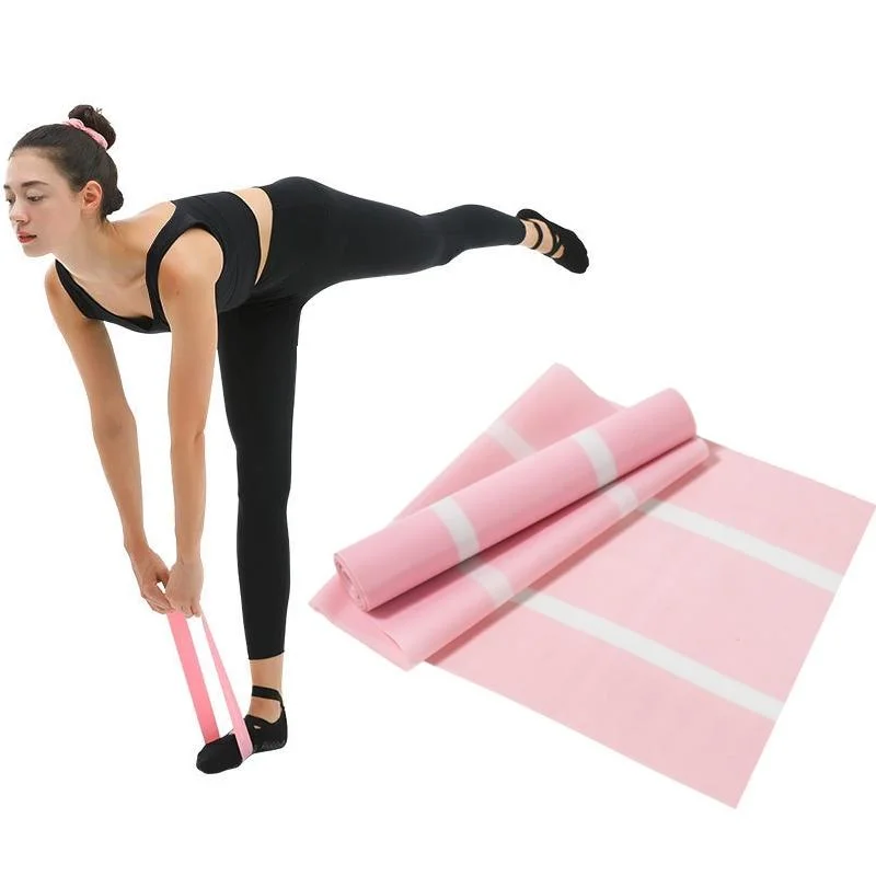 3 PCS Latex Yoga Stretch Elastic Belt Hip Squat Resistance Band, Specification: 1500x150x0.35mm 