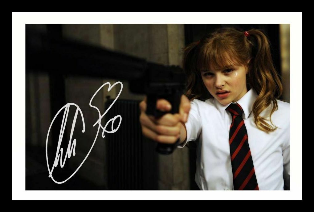 Chloe Grace Moretz Autograph Signed & Framed Photo Poster painting 1