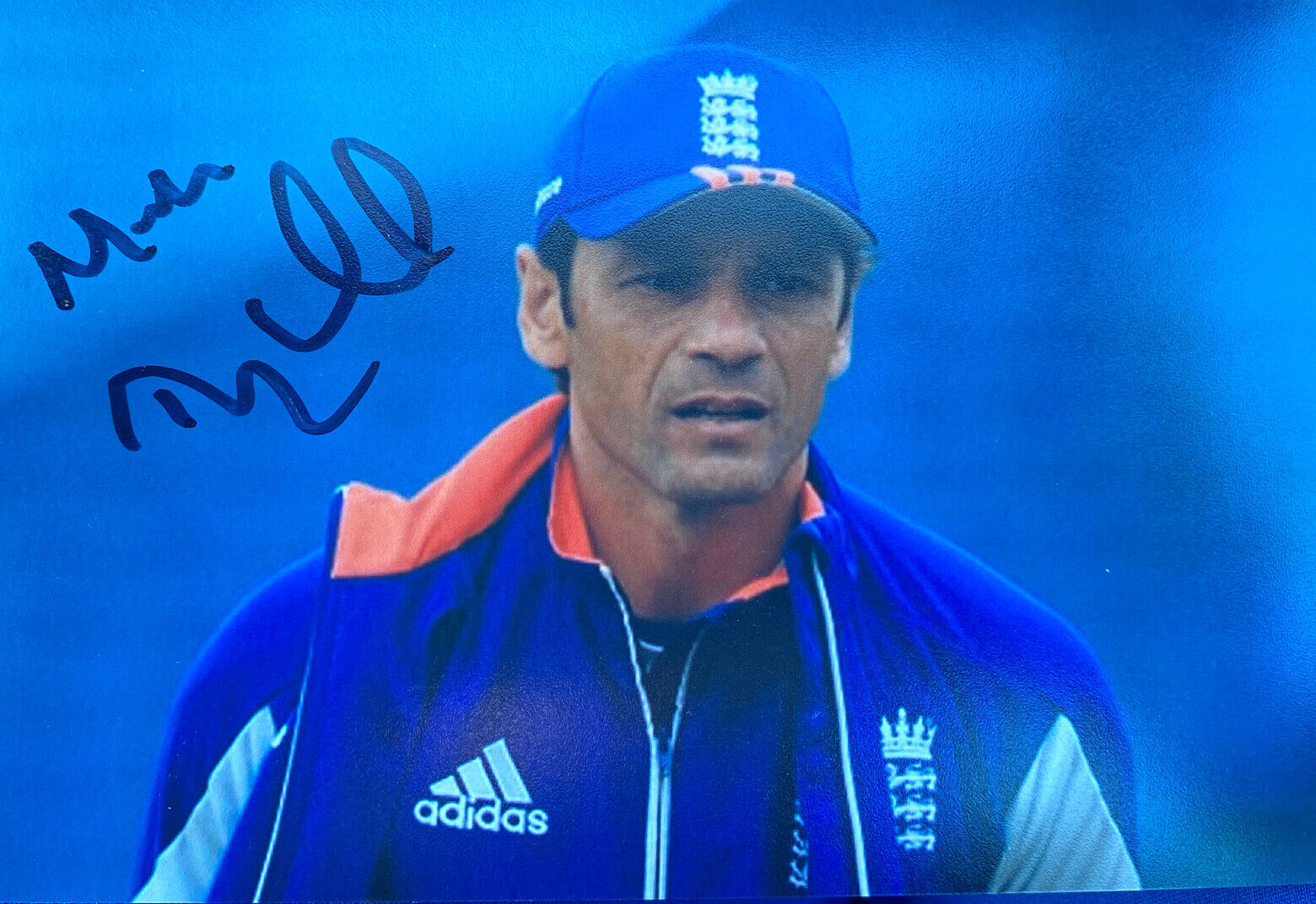 Mark Ramprakash Genuine Hand Signed England 6X4 Cricket Photo Poster painting 4