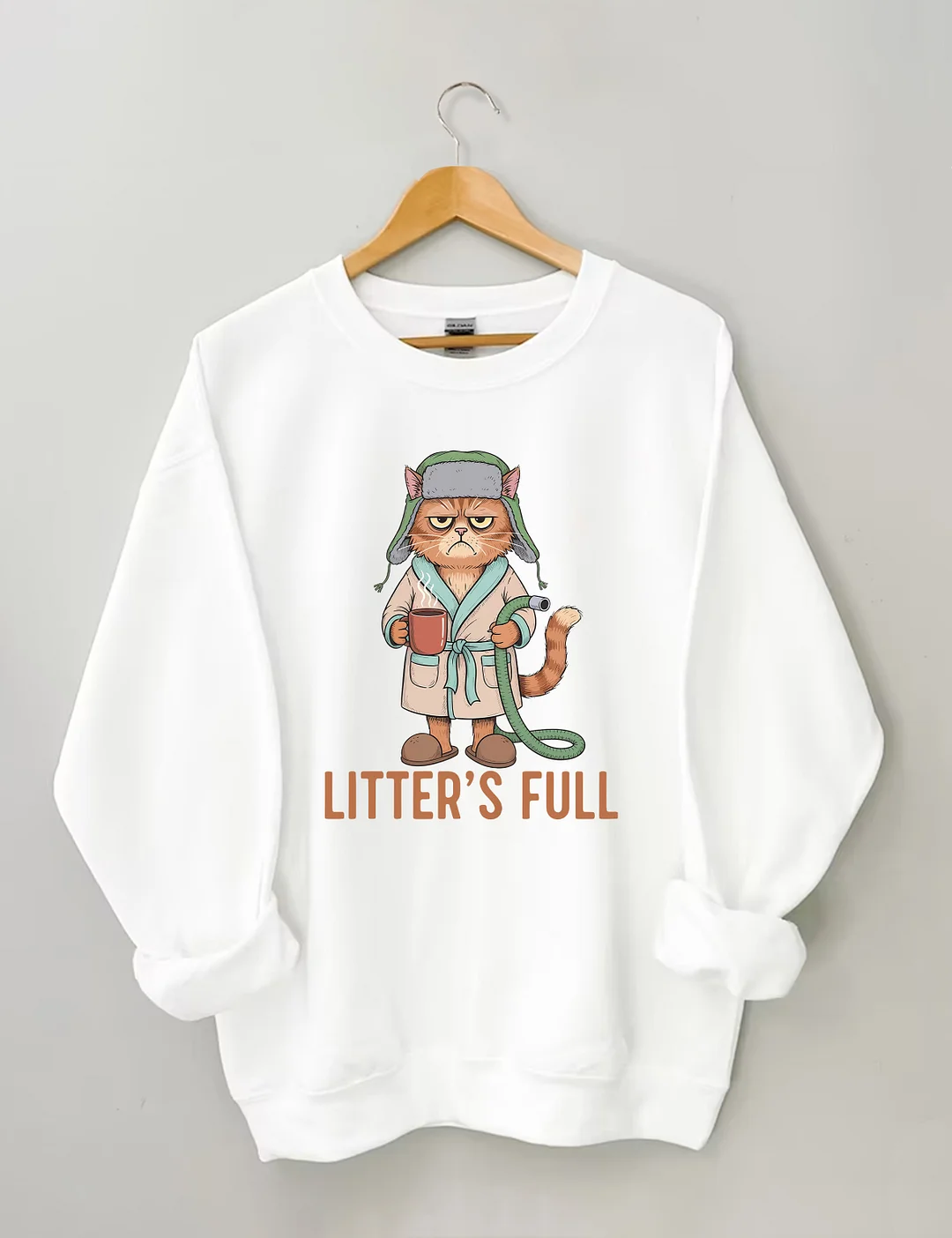 Litters Full Funny Cat Sweatshirt