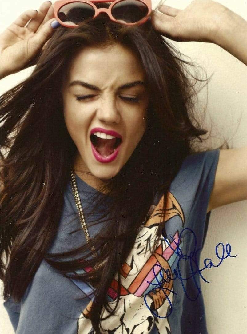 Lucy Hale ACTRESS and SINGER autograph, In-Person signed Photo Poster painting