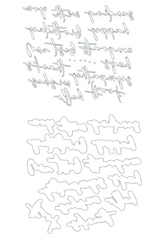 Piggy Craft metal cutting dies cut die mold Letter decoration Scrapbook paper craft knife mould blade punch stencils dies