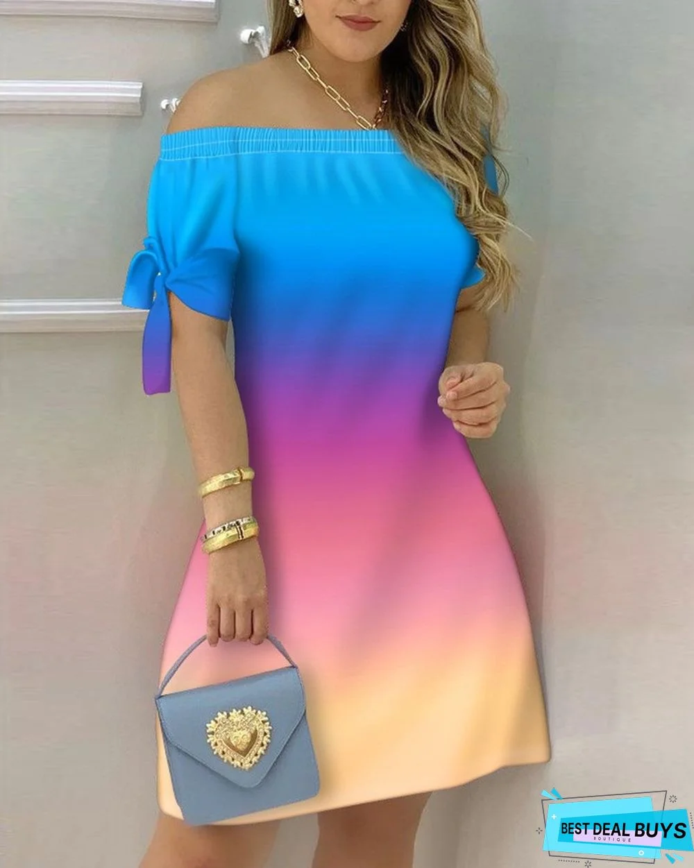 Fashion Sexy Women's Printed Dress