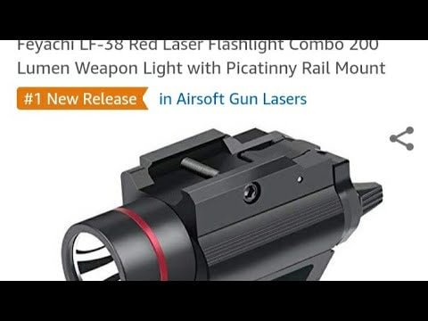 Feyachi LF-38 Red Laser Flashlight