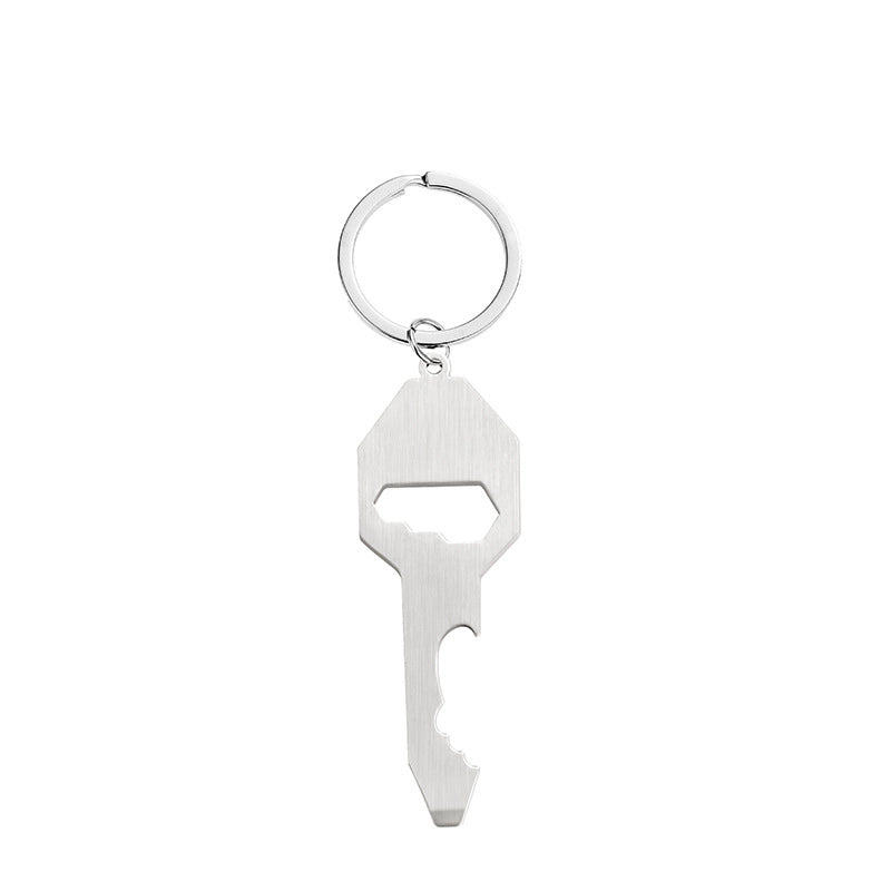 Key Chain Spot Stainless Steel Blank Laser Color Printing Material Holiday Gift Lettering Metal Key Chain