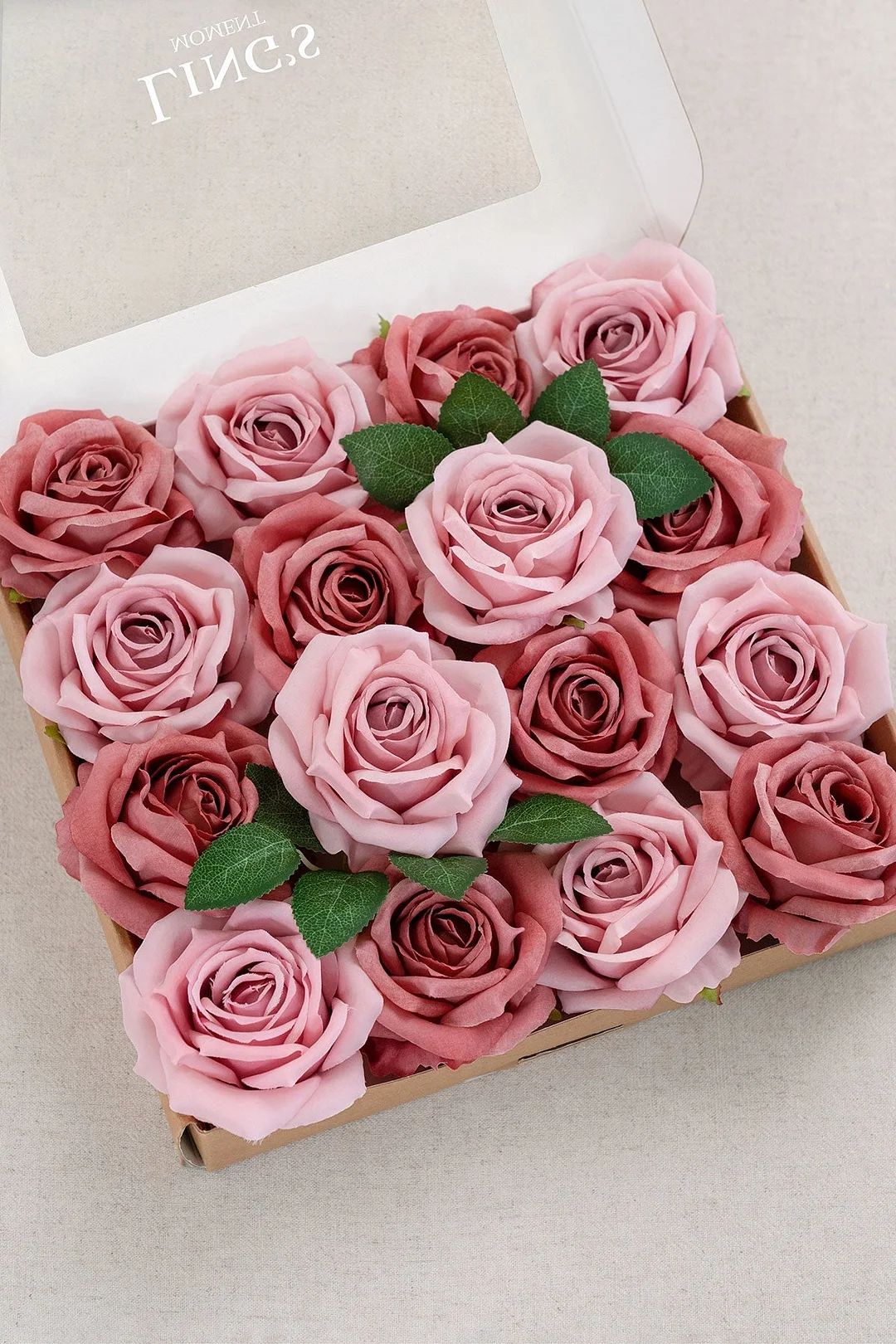 3.5" Silk Vendela Rose with Stem - 8 Styles