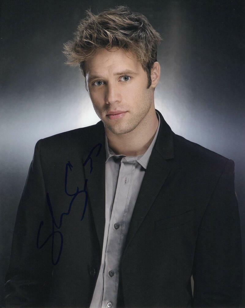 SHAUN SIPOS SIGNED AUTOGRAPH 8X10 Photo Poster painting - MELROSE PLACE, THE VAMPIRE DIARIES HOT