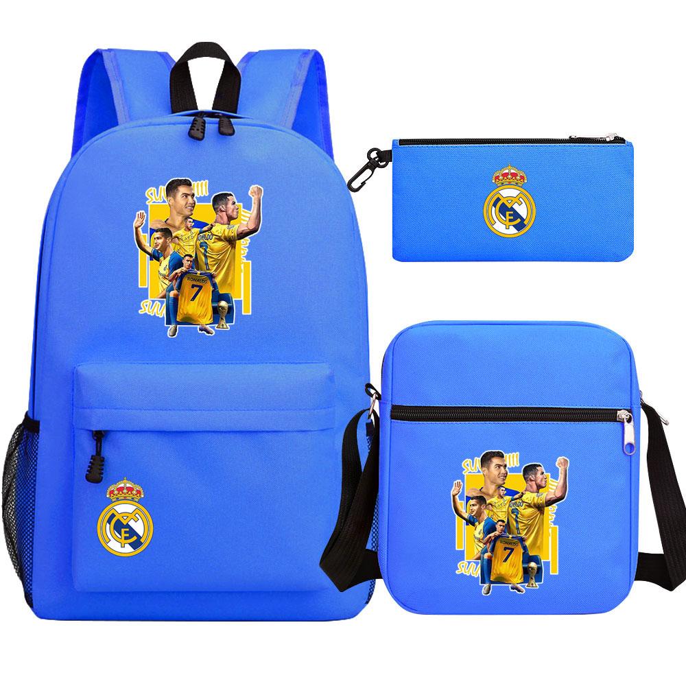 Mayoulove Cristiano Ronaldo Backpack Adjustable Size Lightweight Design School Use-Mayoulove