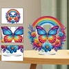 Acrylic Special Shaped Butterfly Rainbow Diamond Painting Desktop Decorations