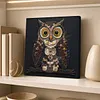 DIY Pre-Framed Owl Button Art Canvas Kit