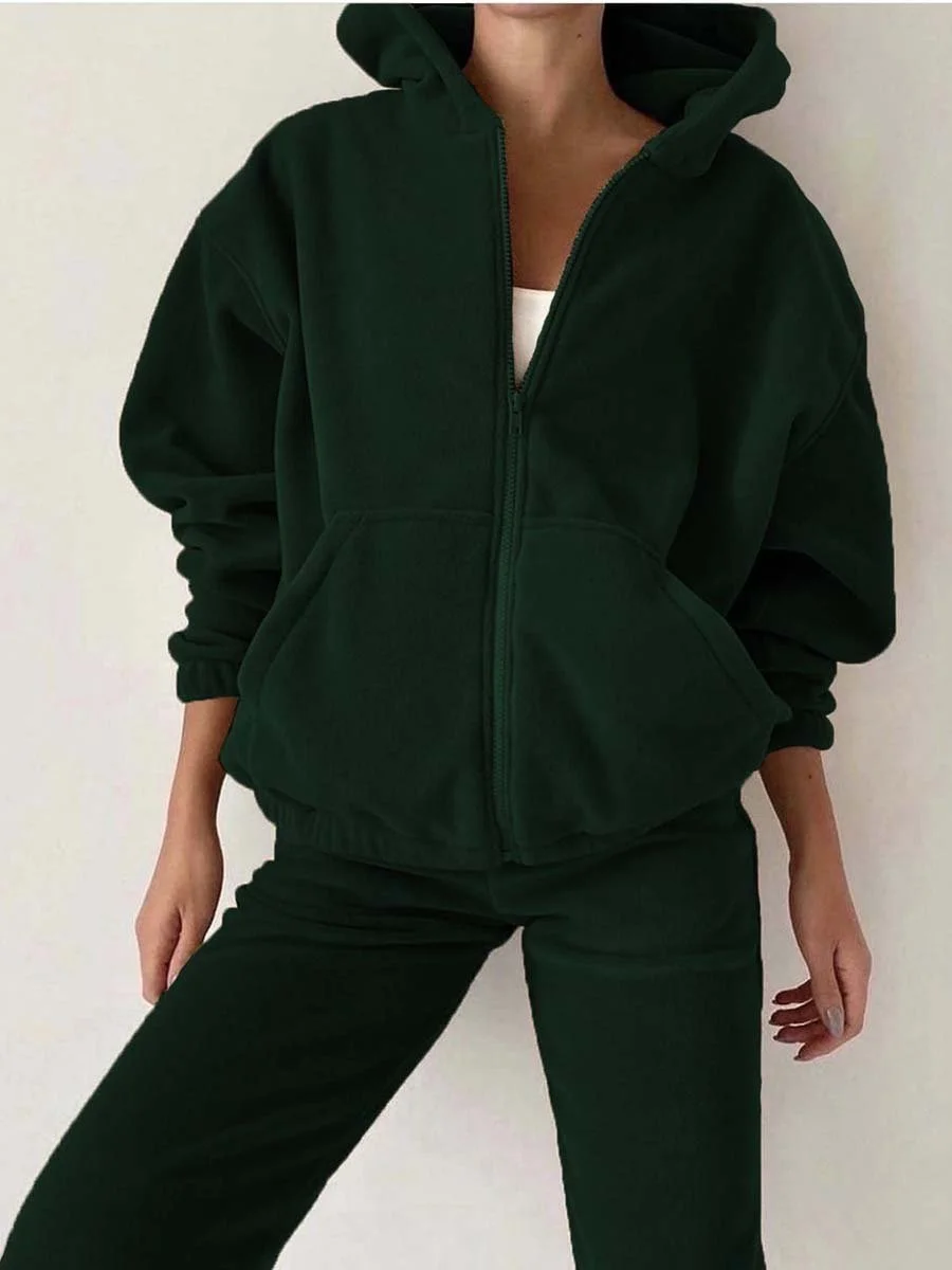 Stylish casual sweater suit