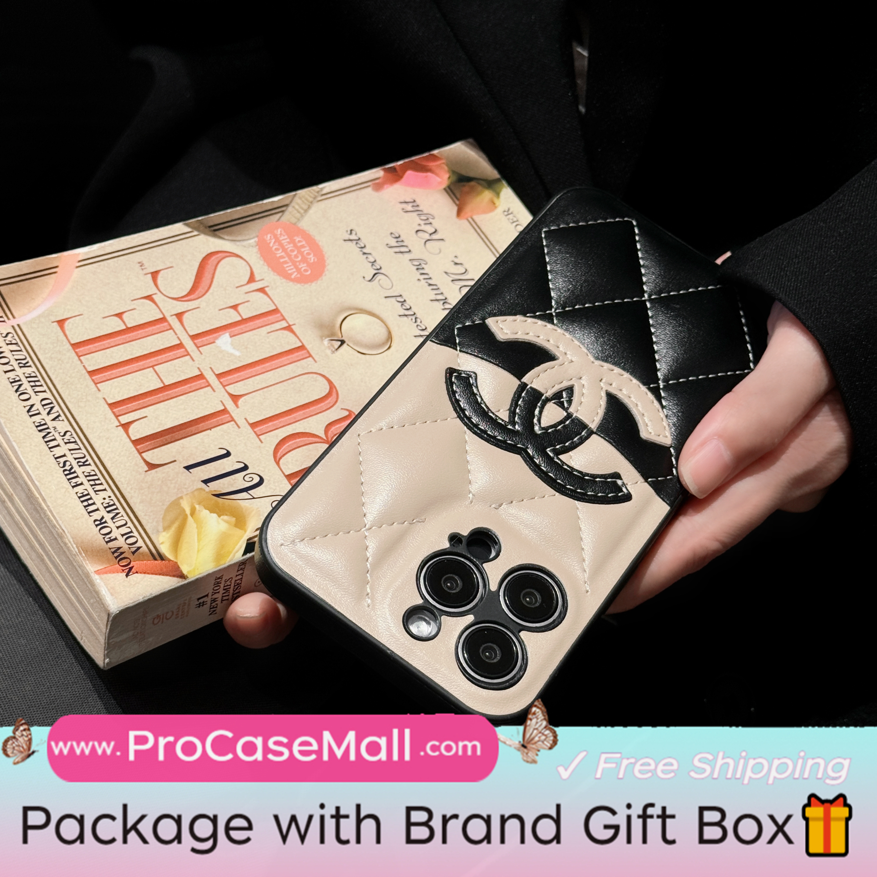 Premium Chanel Leather Apple iPhone Fashion Case