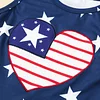 Baby Girl 4th Of July independence Day Short Sleeve Sets