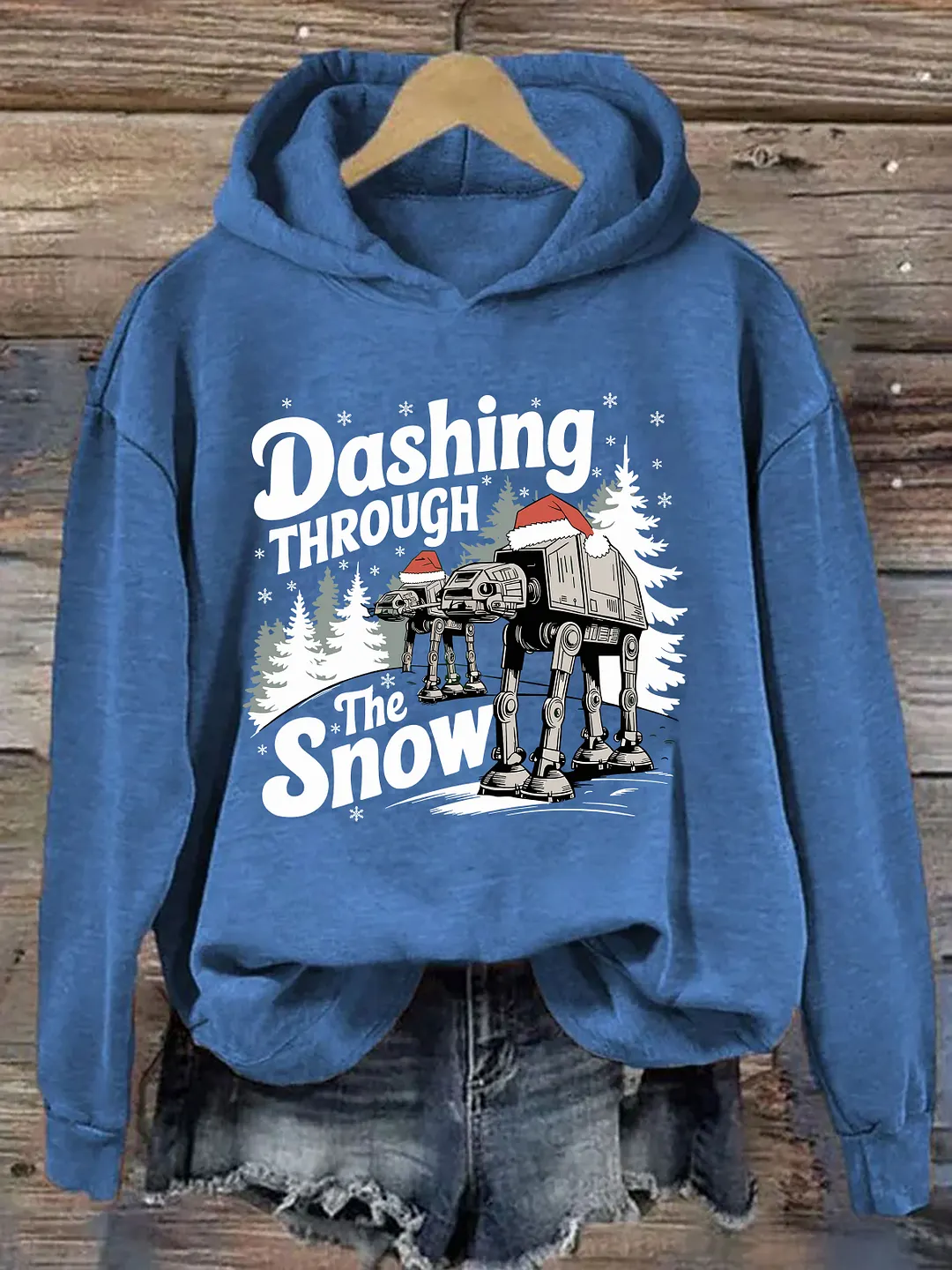 Dashing Through The Snow Christmas Hoodie