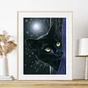 Diamond Painting -5D Full Round Drill Black Cat