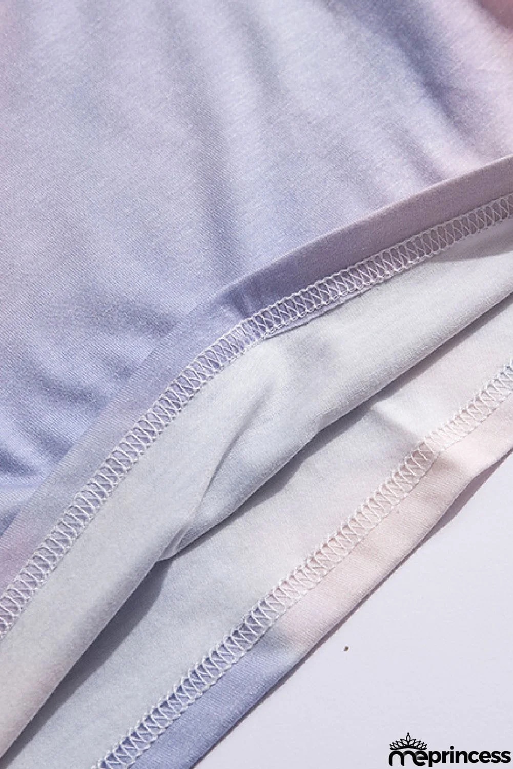 Pink Purple Tie Dye Short Lounge Set