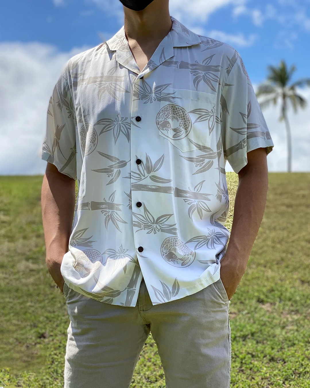 Bamboo Hawaiian Aloha Shirt